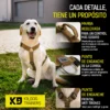 Arnés Pretal H Táctico para Perros Reforzado Anti Tirones K9