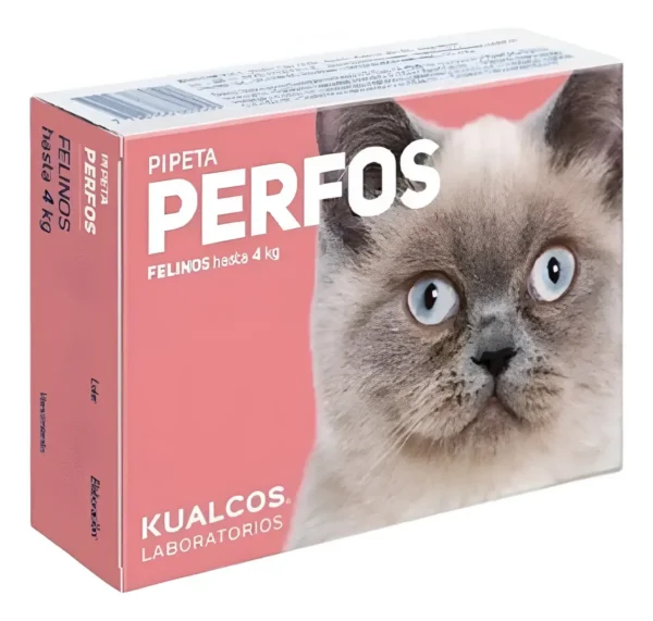 Pipeta Antipulgas para Gatos Perfos Kualcos Hasta 4 Kg