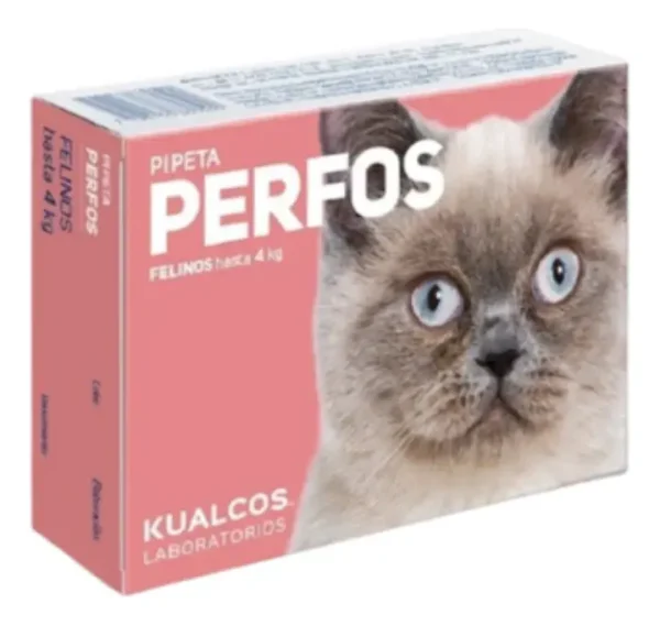 Pipeta Antipulgas para Gatos Perfos Kualcos Hasta 4 Kg Mosquitos
