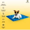 Manta Refrigerante para Perros Beepaw Cool-E Verano Talle Medium Azul Premium