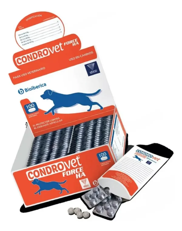 Condroprotector para Perros Condrovet Force HA x10 Comprimidos