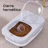 Contenedor Hermético para Alimento de Mascotas Waggs 20L Plegable