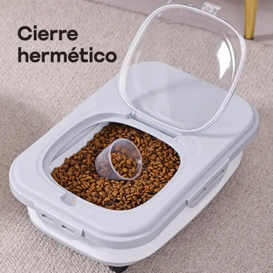 Contenedor Hermético para Alimento de Mascotas Waggs 20L Plegable