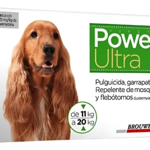 Pipeta Antipulgas para Perros Power Ultra Brouwer 10-20kg