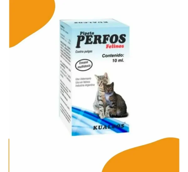 Pipeta Multidosis Antipulgas para Gatos Perfos Kualcos 1 a 8 Kg