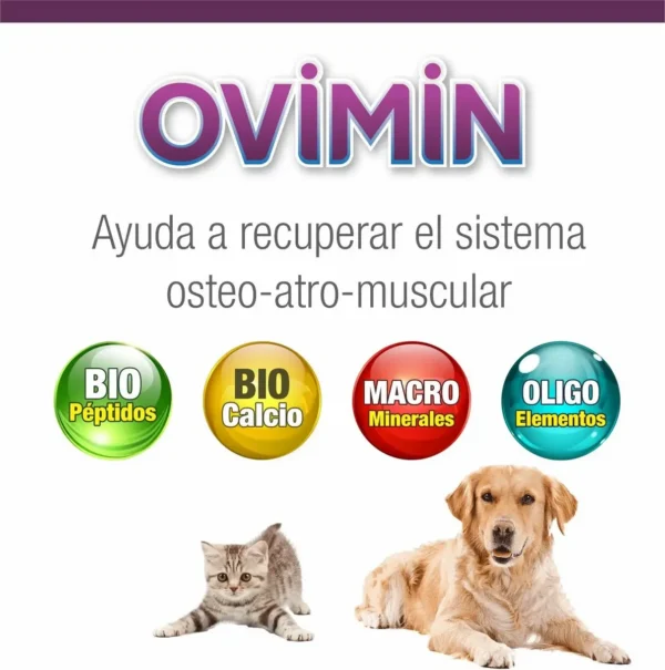 Condroprotector para Mascotas Ovimin x60 Capsulas