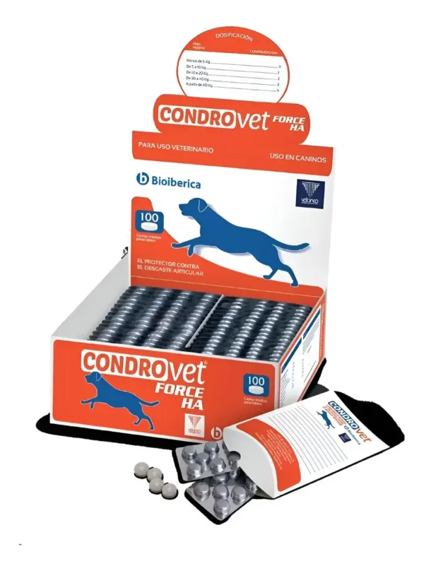 Condroprotector para Perros Condrovet Force HA x10 Comprimidos