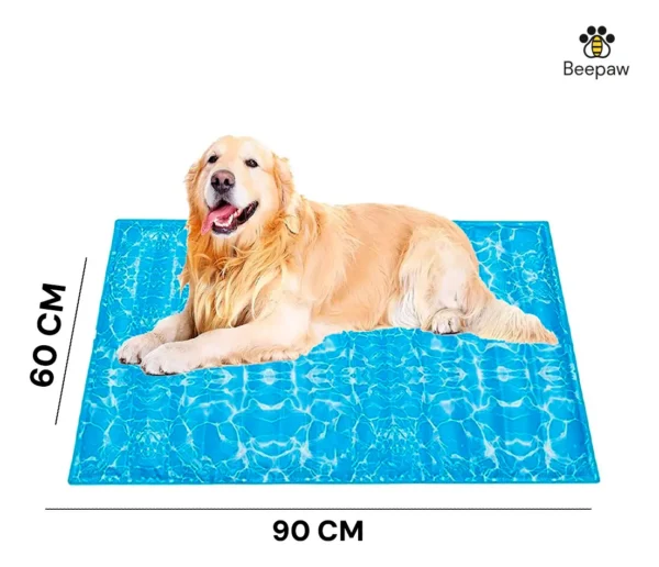 Manta Colchoneta Refrigerante Para Perros Verano Grande Beepaw Azul Marino