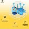 Manta Colchoneta Refrigerante Para Perros Verano Grande Beepaw Azul Marino