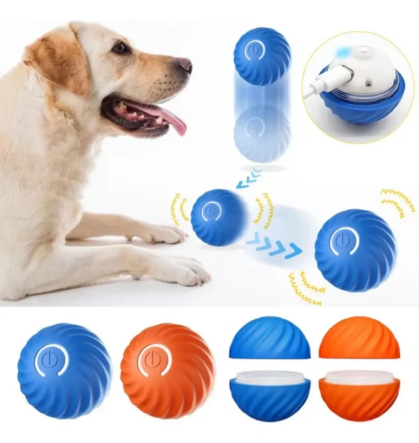 Pelota Interactiva Inteligente Para Gatos Y Perros Recargable Mixio