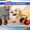 Juguete Dosificador De Alimento Para Perros Ansiosos Energeneration Rocky Color Rojo