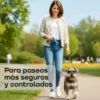Correa Retráctil Extensible Para Perros 5 Metros Waggs Ergonómica Azul