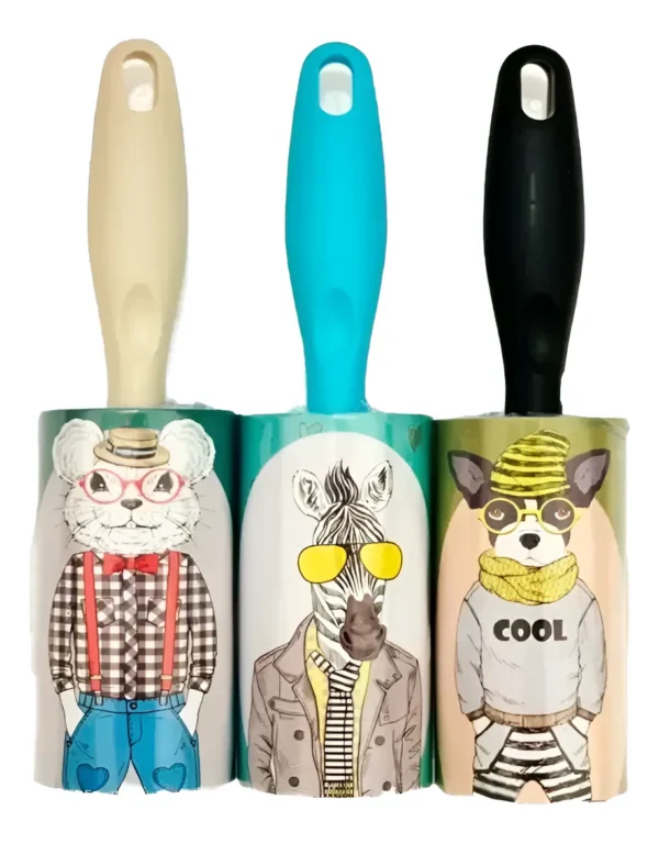 Rodillo Quita Pelusa Y Pelos De Perros Y Gatos X3 Unidades Lint Roller