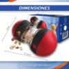 Juguete Dosificador De Alimento Para Perros Ansiosos Energeneration Rocky Color Rojo