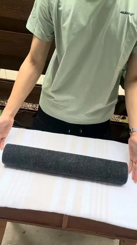Rascador Autoadhesivo Premium Para Gatos Sillón Esquinero 100x50 Gris Grafito