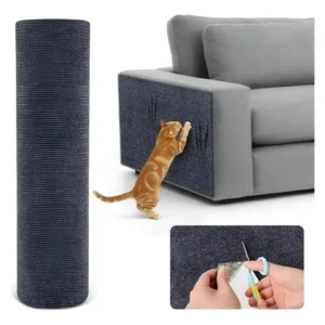 Rascador Autoadhesivo Premium Para Gatos Sillón Esquinero 100x50 Gris Grafito