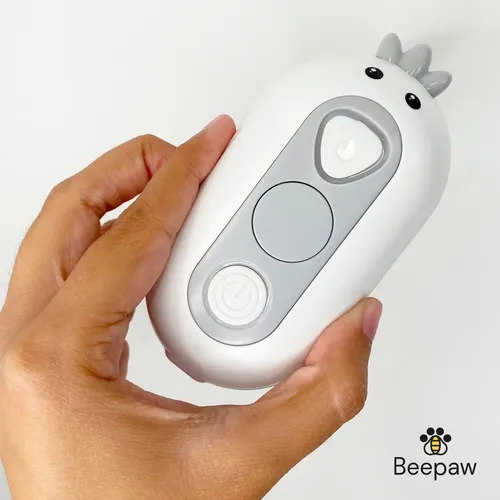 Cepillo A Vapor para Perros y Gatos Beepaw Groom-e Metal Cardina Gris