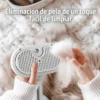 Cepillo Peine A Vapor Recargable para Perros y Gatos Blanco