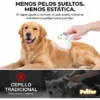 Cepillo A Vapor Profesional para Perros y Gatos Pet Fur Metal Blanco