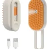Cepillo A Vapor 3 En 1 Automático para Perros y Gatos Import.Giper Blanco