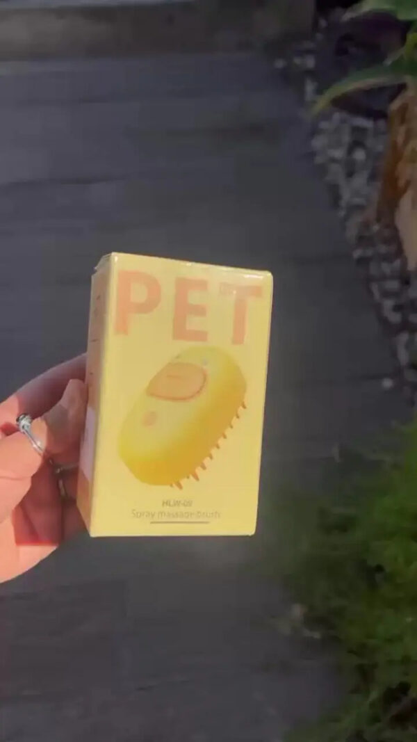 Cepillo A Vapor 3 En 1 USB para Perros y Gatos Silicona