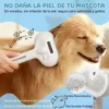 Cepillo Peine A Vapor Recargable para Perros y Gatos Blanco