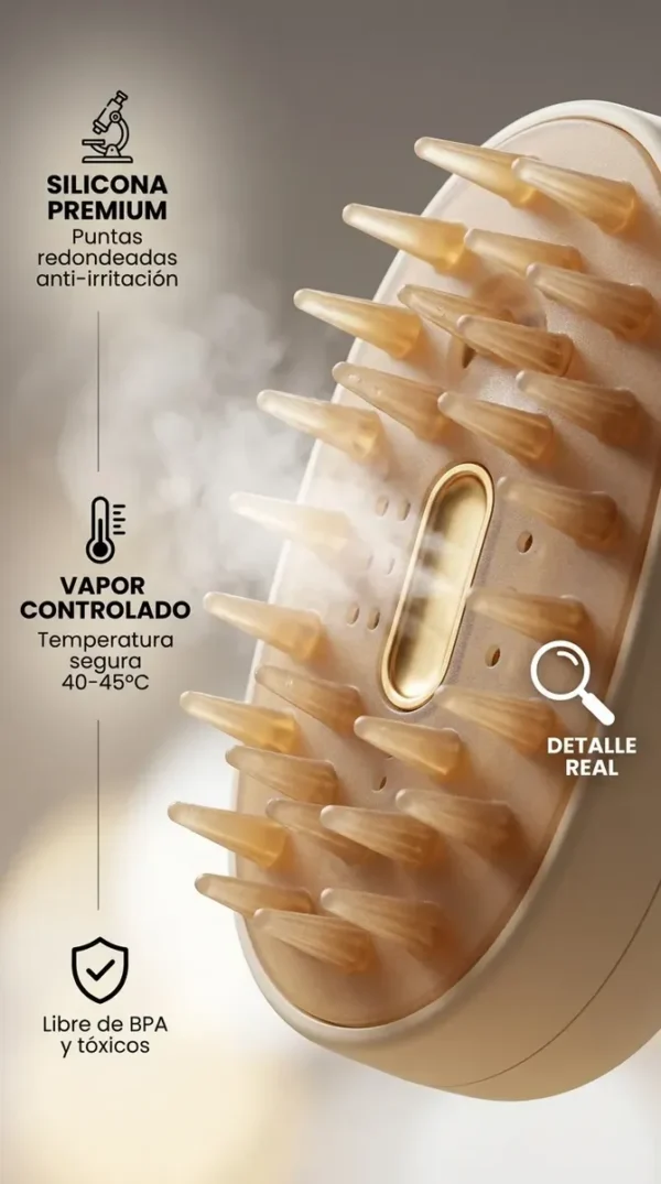 Cepillo A Vapor 3 En 1 USB para Perros y Gatos Silicona