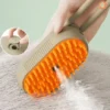 Cepillo Peine A Vapor para Mascotas Masajeador Ocean Gadgets Beige