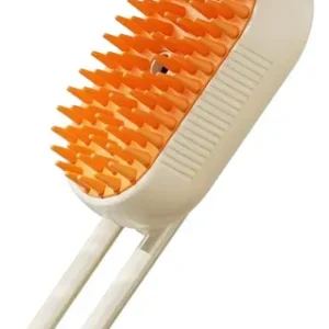 Cepillo A Vapor 3 En 1 Automático para Perros y Gatos Import.Giper Blanco