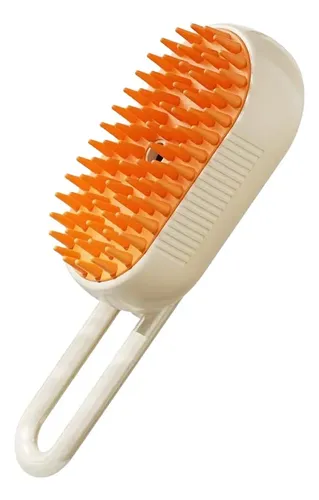 Cepillo A Vapor 3 En 1 Automático para Perros y Gatos Import.Giper Blanco