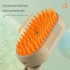 Cepillo Peine A Vapor para Mascotas Masajeador Ocean Gadgets Beige