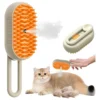 Cepillo A Vapor Recargable para Perros y Gatos TalarPet Blanco