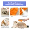 Cepillo A Vapor Recargable para Perros y Gatos TalarPet Blanco