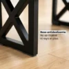 Comedero Bebedero Elevado Doble Altura Regulable Acero Inoxidable para Perros y Gatos