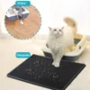 Alfombra Atrapa Arena para Salida de Arenero de Gatos 75x55 cm