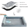 Cama Ortopédica para Perros Memory Foam Gel Antideslizante