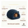 Cama Cucha Oruga Cerrada para Perros y Gatos Lavable