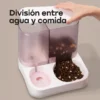 Comedero y Bebedero Dispensador Automático para Perros y Gatos