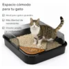 Arenero Litera Semi Cerrada para Gatos con Pala