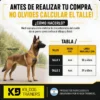Collar Regulable de Entrenamiento 40 mm para Perros