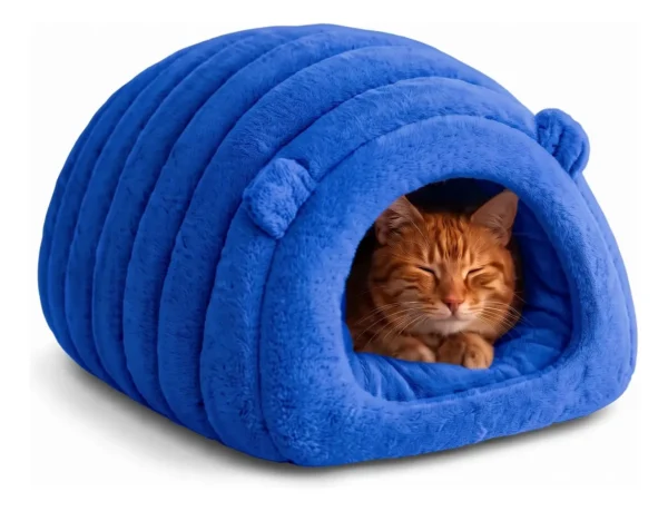 Cama Cucha Oruga Cerrada para Perros y Gatos Lavable
