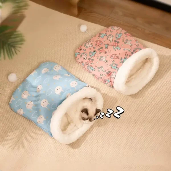 Cama Cueva Bolsa de Dormir para Gatos y Perros