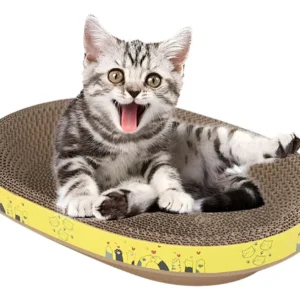 Rascador Cama para Gatos de Cartón Corrugado Grande Resistente