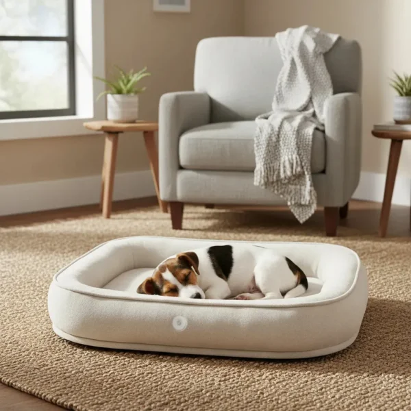 Cama Ortopédica Antiestrés Grande para Perros y Gatos Lavable e Impermeable