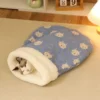 Cama Cueva Bolsa de Dormir para Gatos y Perros