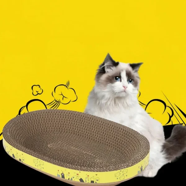Rascador Cama para Gatos de Cartón Corrugado Grande Resistente