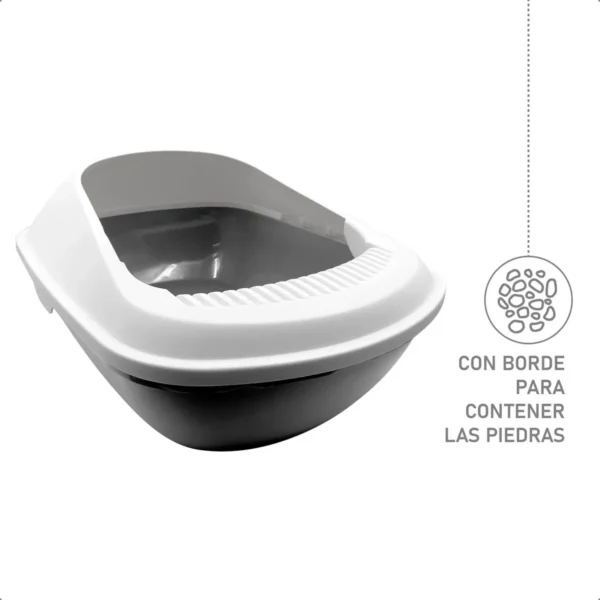 Arenero Bandeja Sanitaria Grande para Gatos con Pala