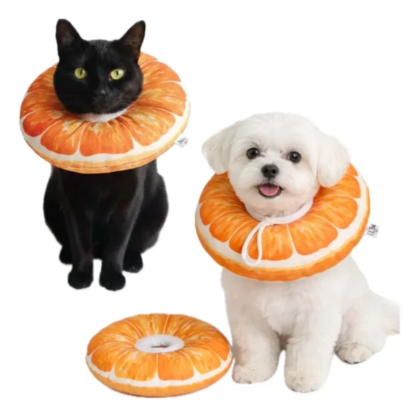 Collar Isabelino Protector Acolchado para Perros y Gatos