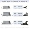 Cama Ortopédica para Perros Memory Foam Gel Antideslizante