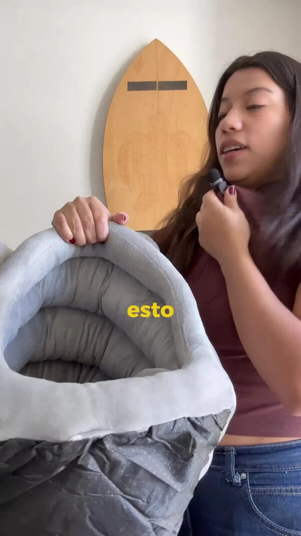 Cama Cucha Oruga Cerrada para Perros y Gatos Lavable